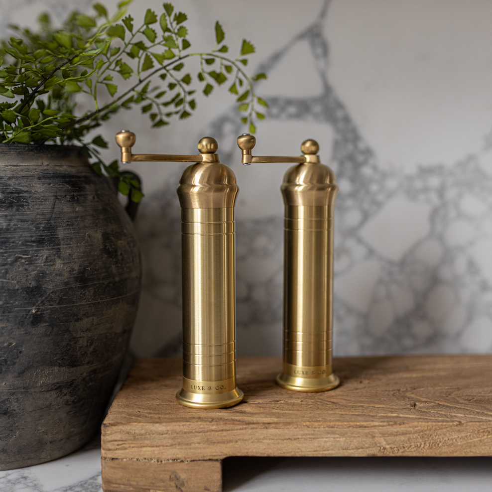 Luxe B Co. Brass Mill Grinders | By Luxe B Co. 