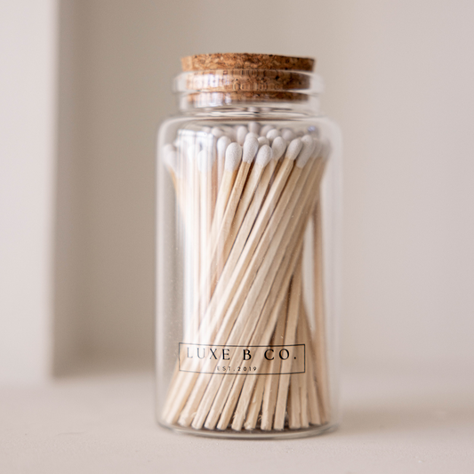 Luxe B Co. Glass Match Bottle | By Luxe B Co.