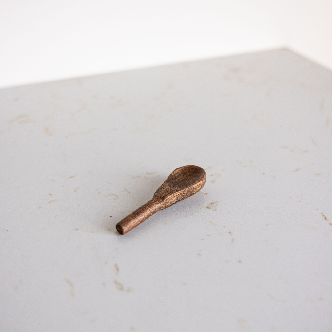 Mango Wood Salt Spoon - Luxe B Co
