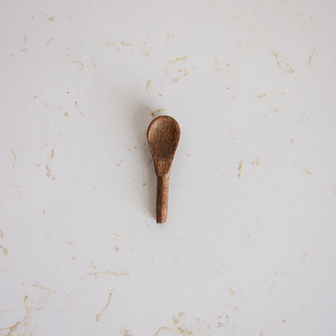 Mango Wood Salt Spoon - Luxe B Co