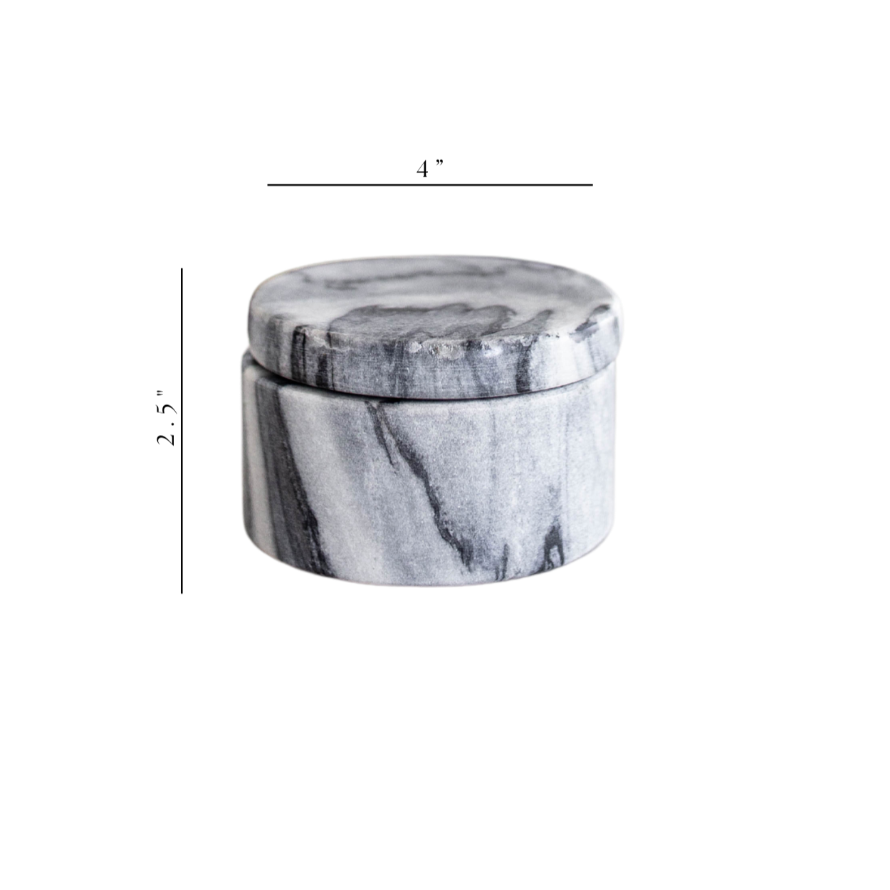 Marble Salt and Pepper Canister | By Luxe B Co. 