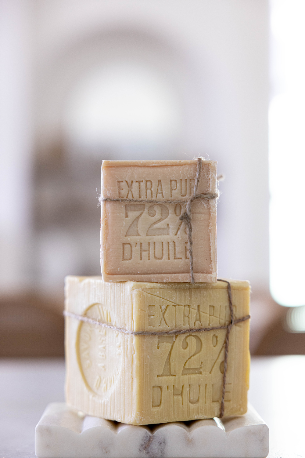 Marseille Coconut Oil Soap Block | By Luxe B Co. 