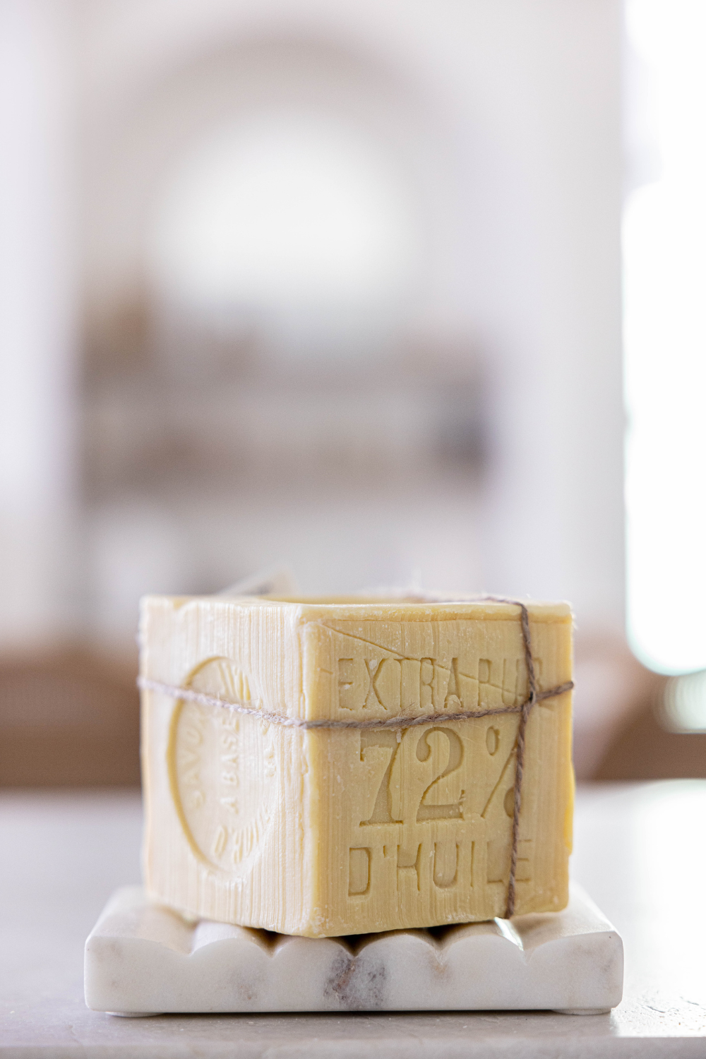 Marseille Coconut Oil Soap Block | By Luxe B Co. 