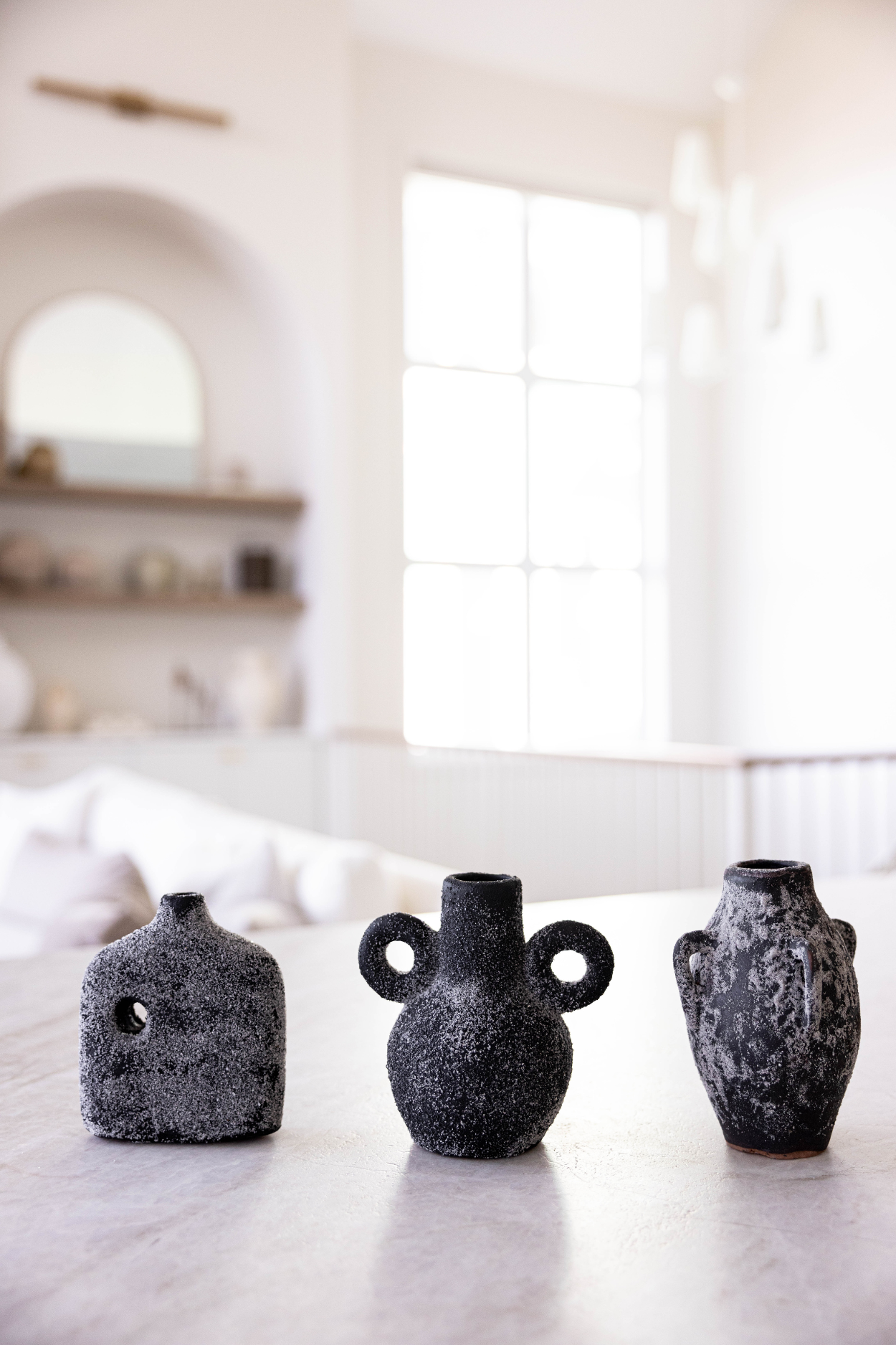 Kos Vase Black | By Luxe B Co.  