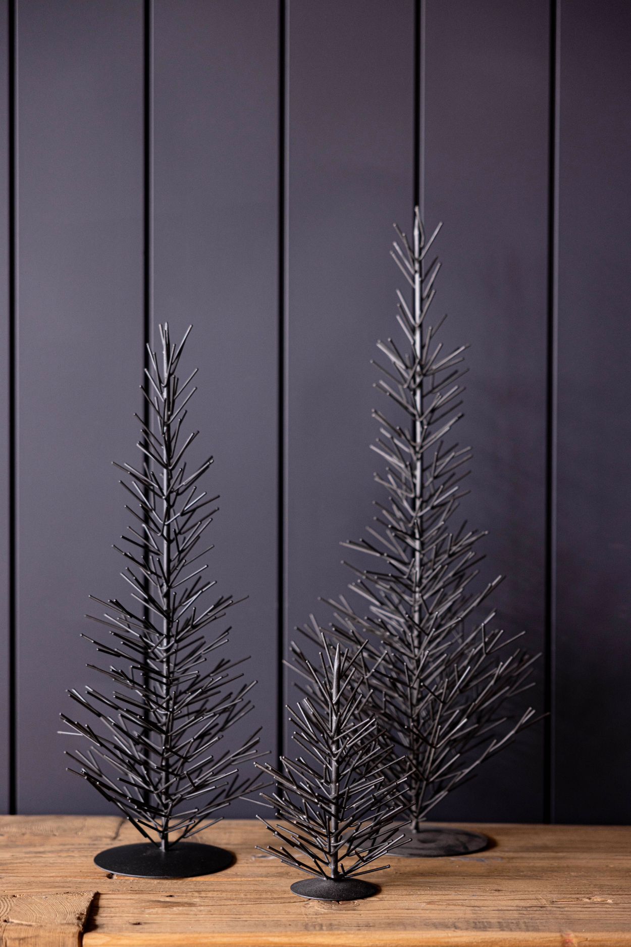 Black Iron Pine Trees | By Luxe B Co. 