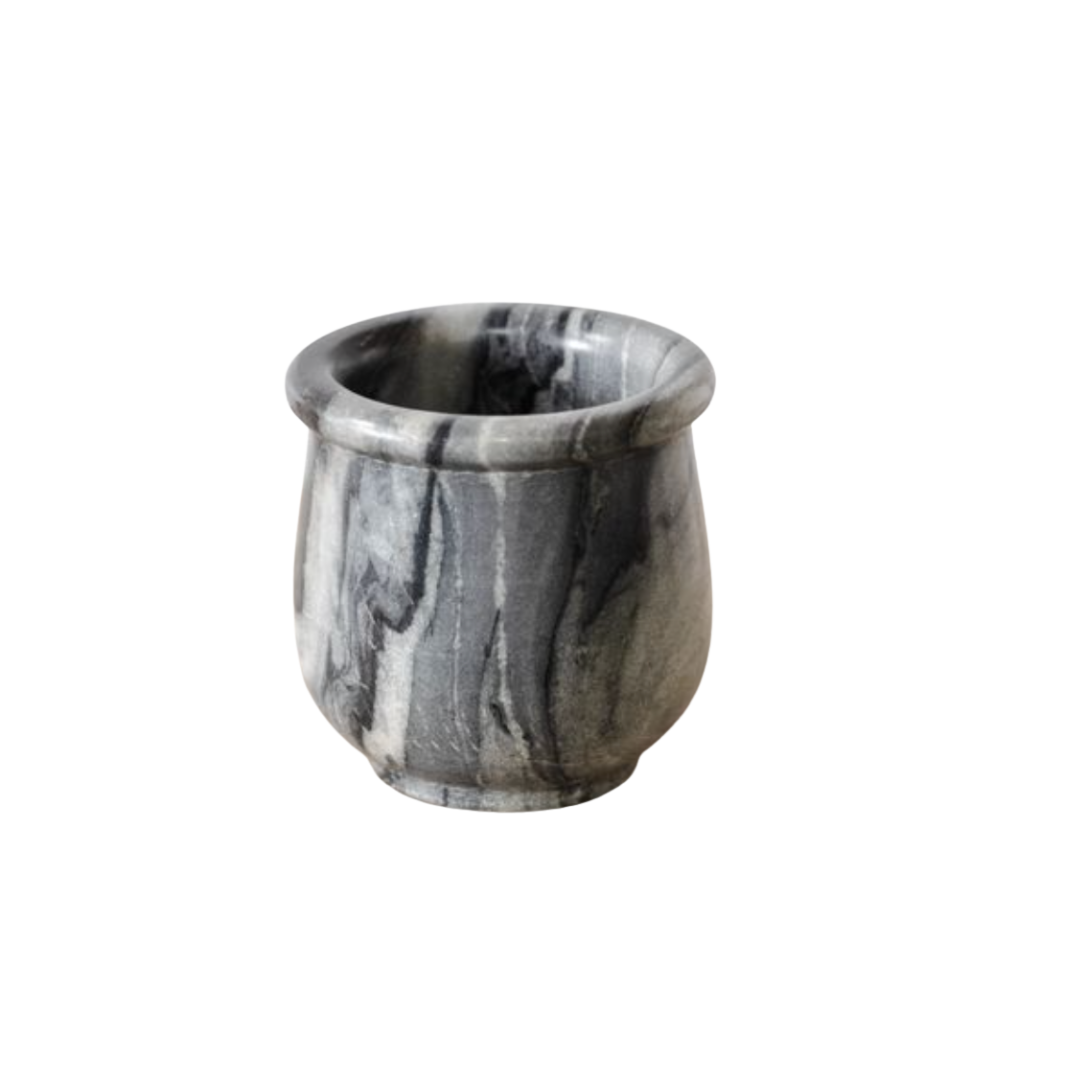 Mini Black Marble Pot | By Luxe B Co.