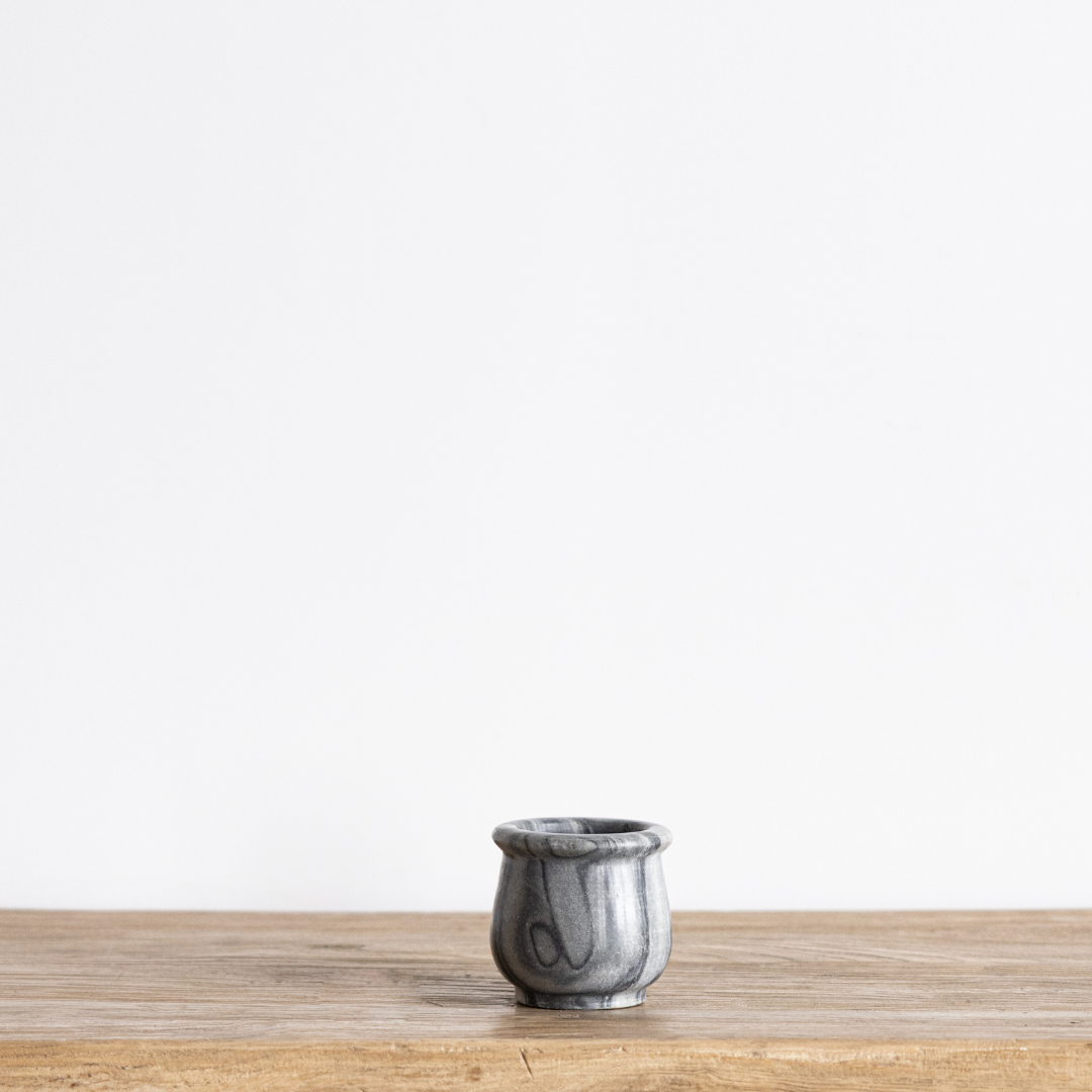 Mini Black Marble Pot | By Luxe B Co.