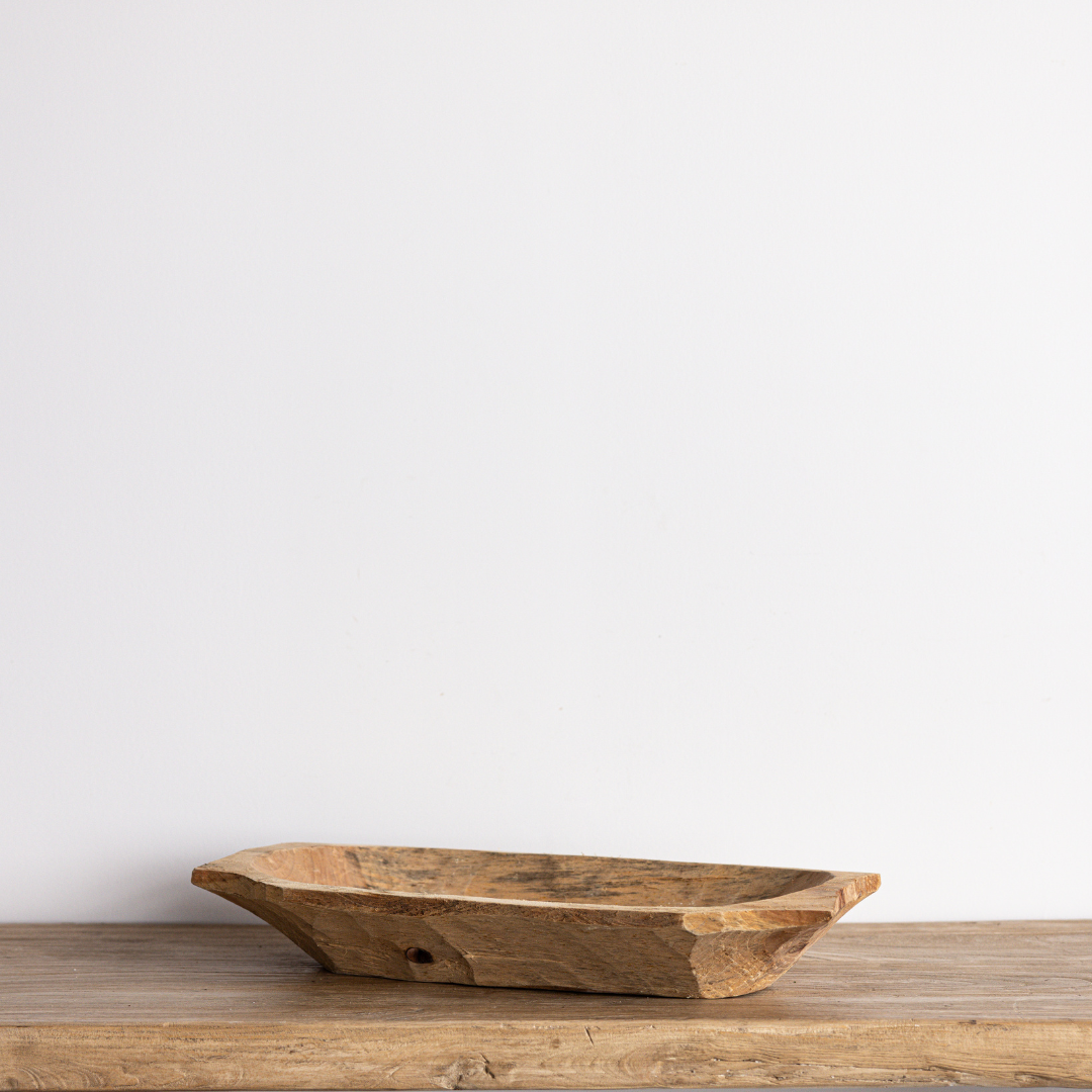 Natural Saranda Dough Bowl | By Luxe B Co. 