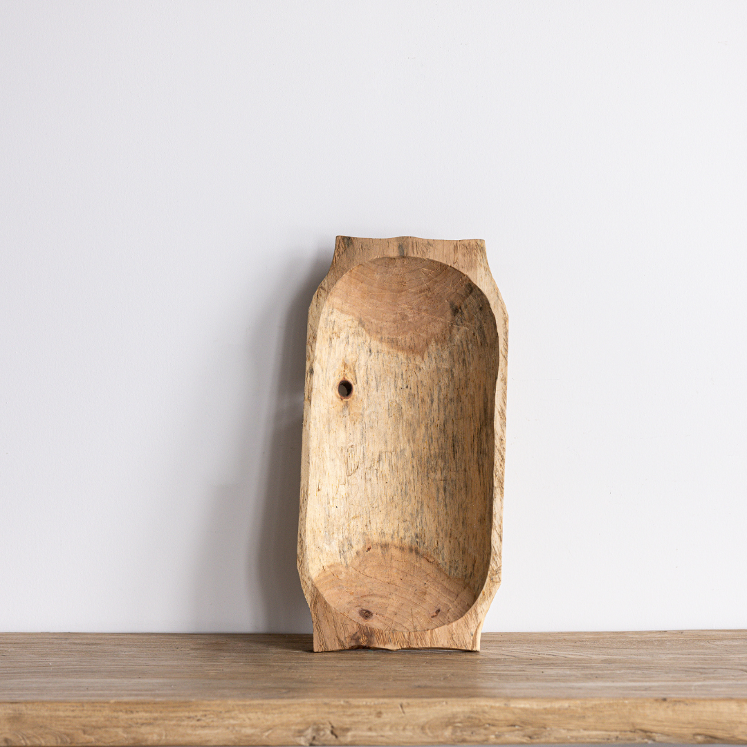 Natural Saranda Dough Bowl | By Luxe B Co. 