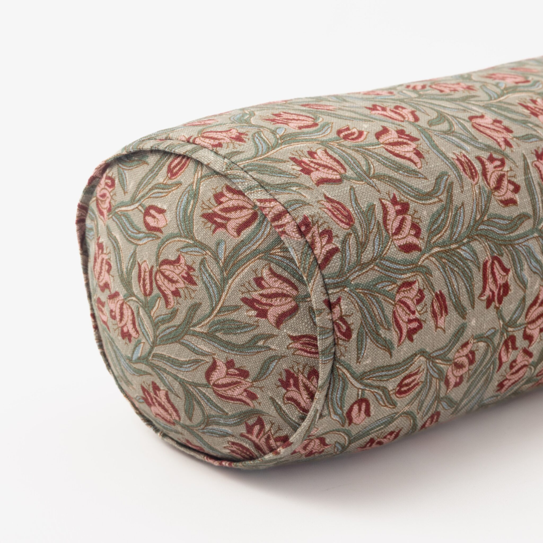 Nisha Tube Pillow & Insert By Luxe B Co. 
