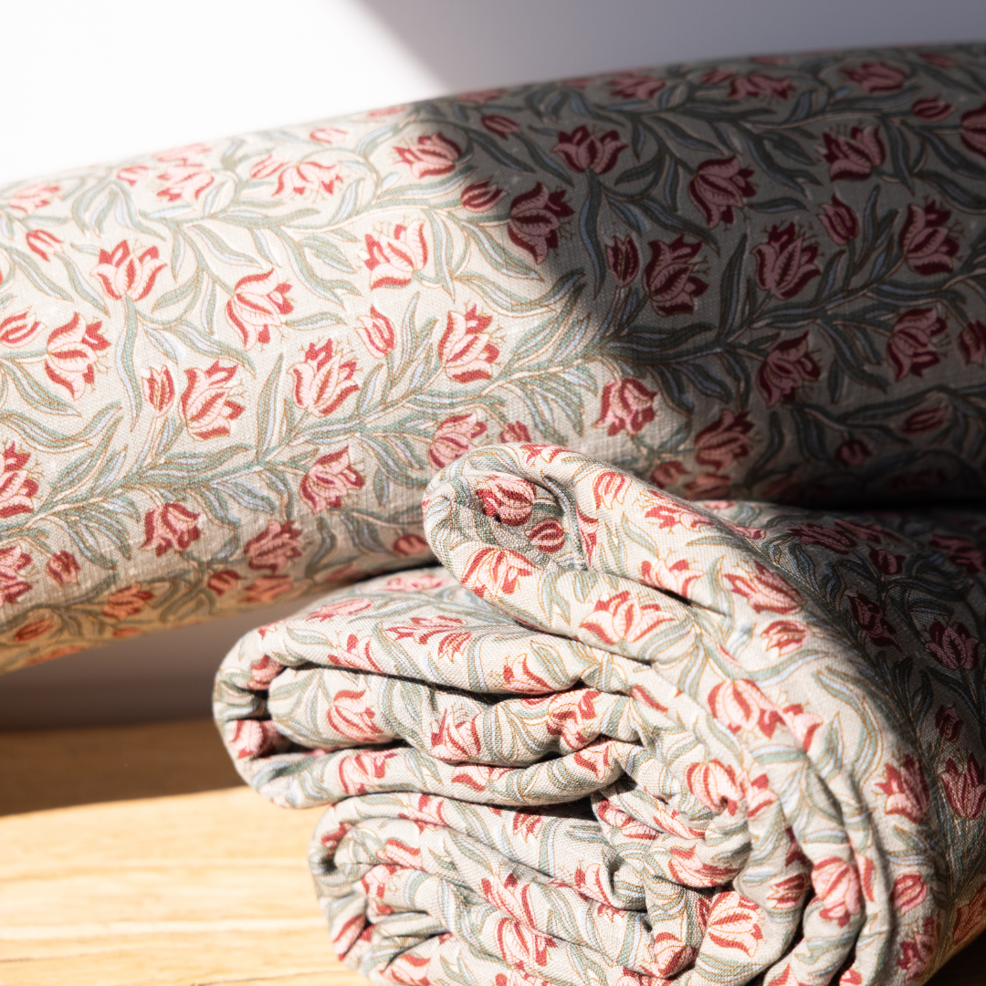 Nisha Tube Pillow & Insert By Luxe B Co. 