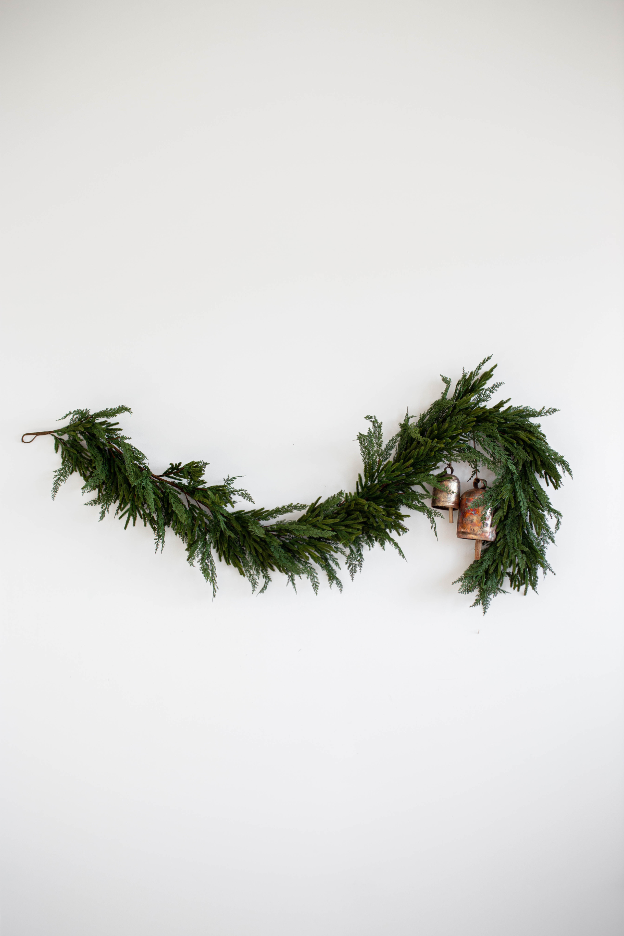 Norfolk & Cypress Mix Faux Garland 6ft | By Luxe B Co. 