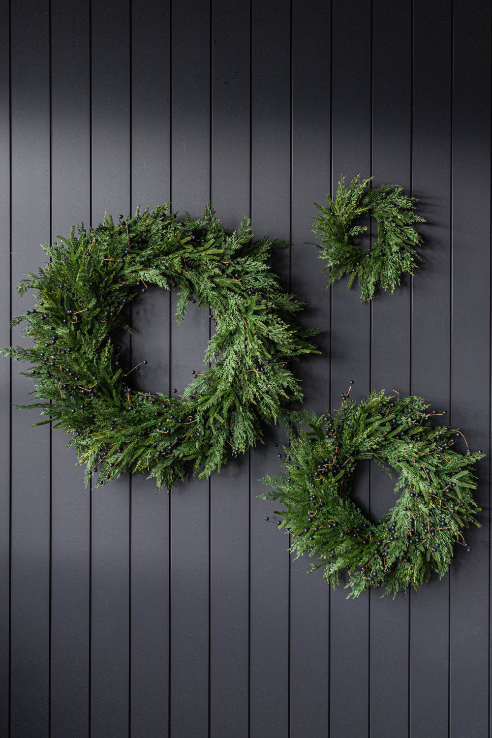 Blue Plum Berry Norfolk Cypress Real Touch Collection | By Luxe B Co.