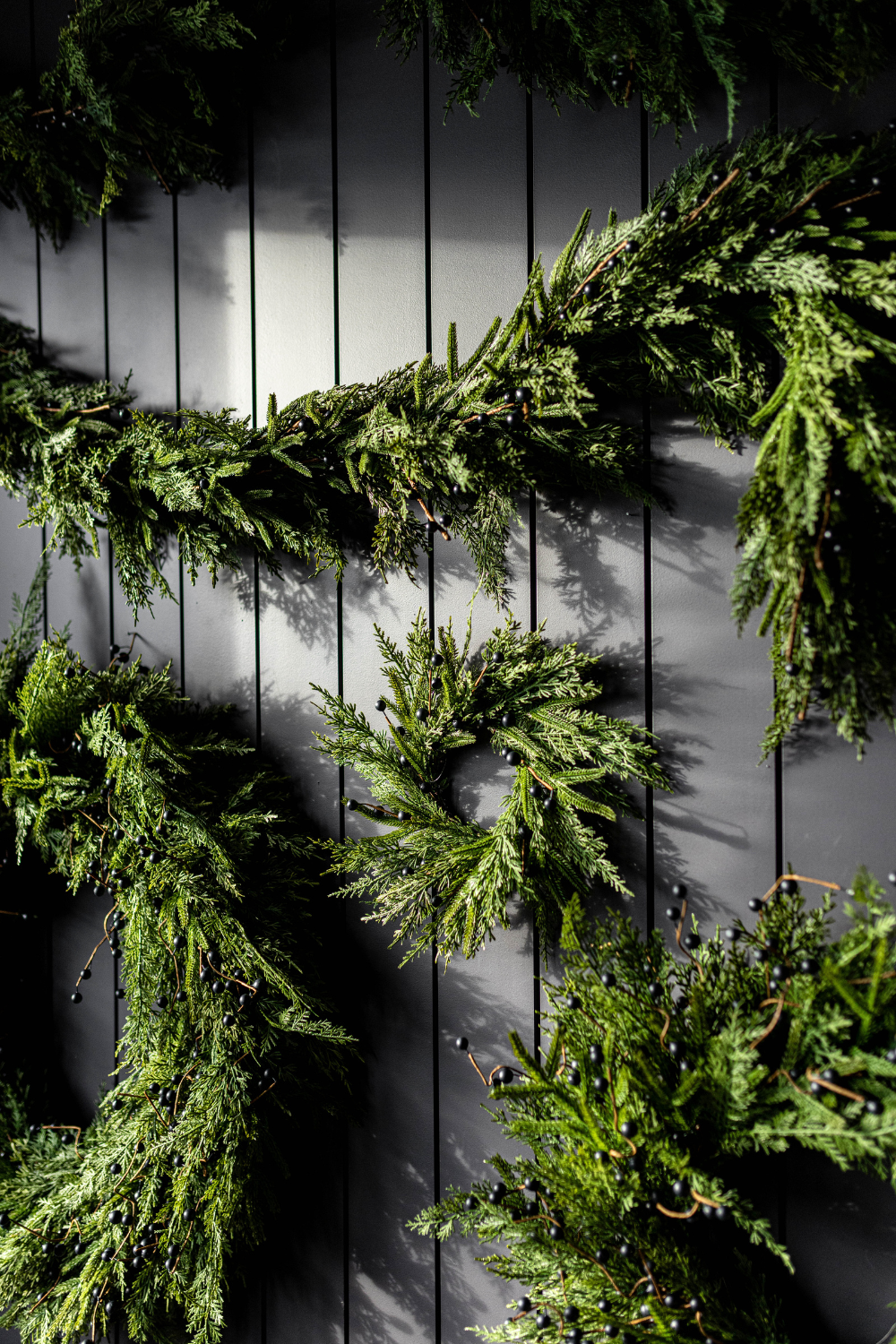 Blue Plum Berry Norfolk Cypress Real Touch Collection | By Luxe B Co.