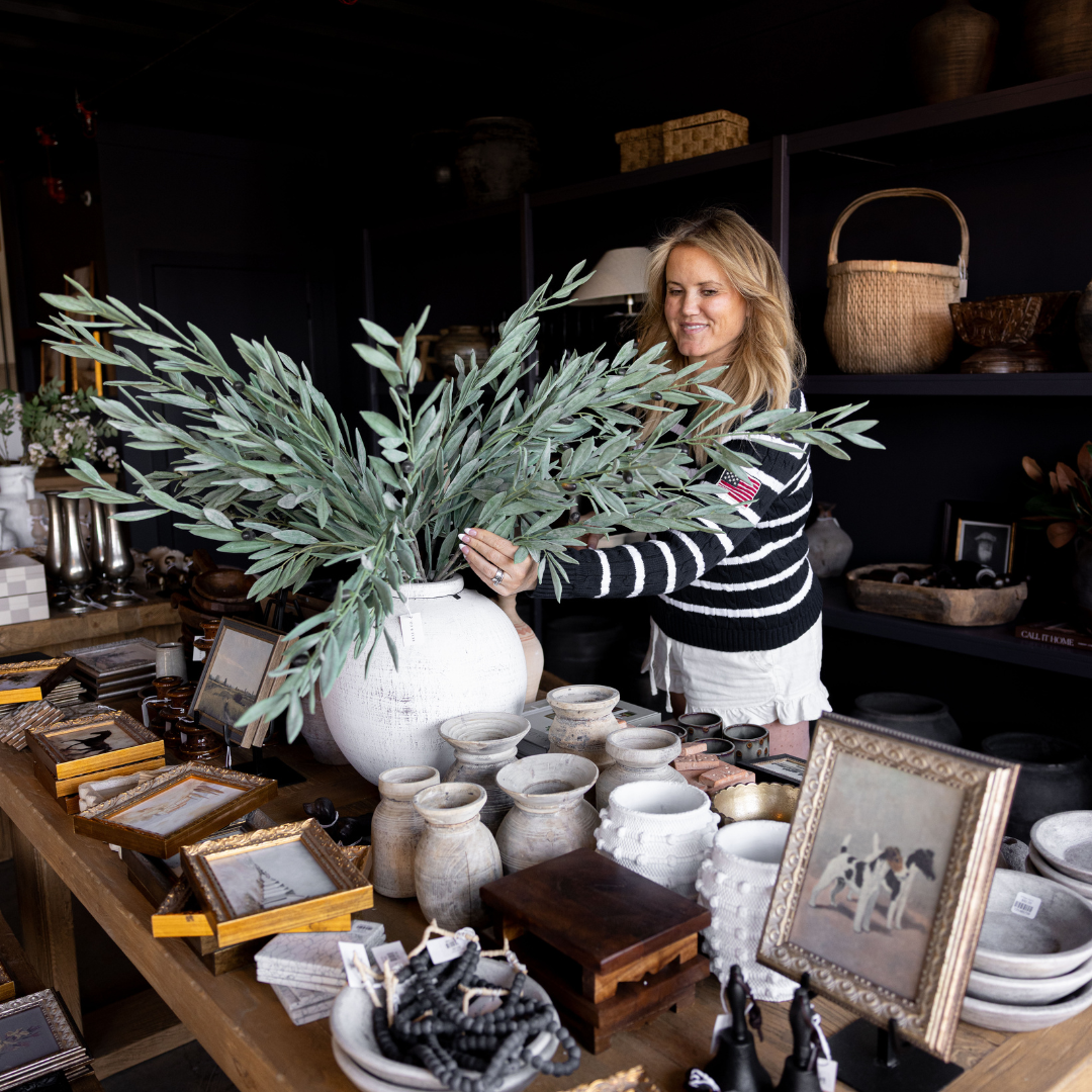 Olive Branches Green Faux Stems | By Luxe B Co.