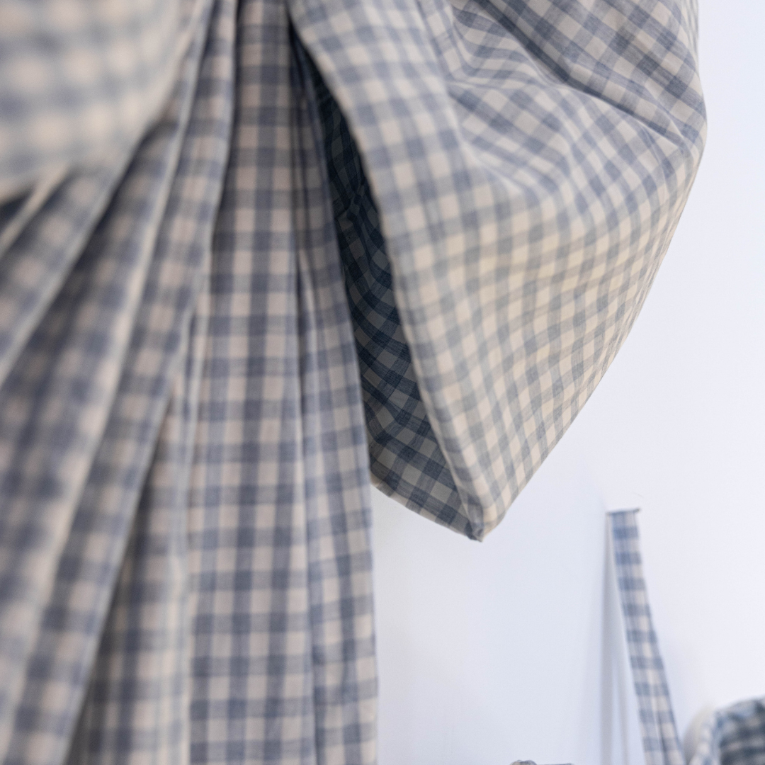 Oversized Baby Blue Gingham Bow | By Luxe B Co.