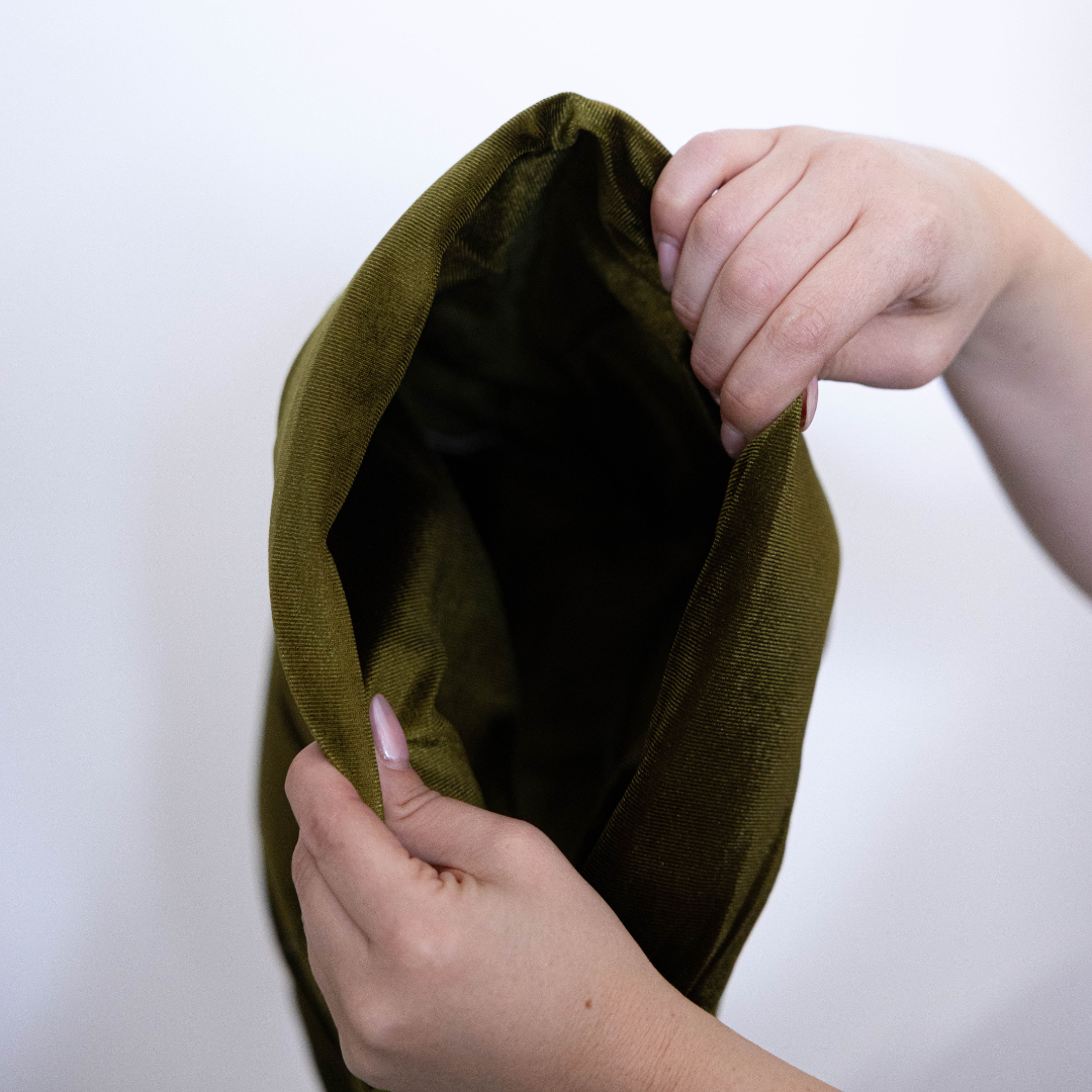 Oversized Chartreuse Velvet Bow | By Luxe B Co.