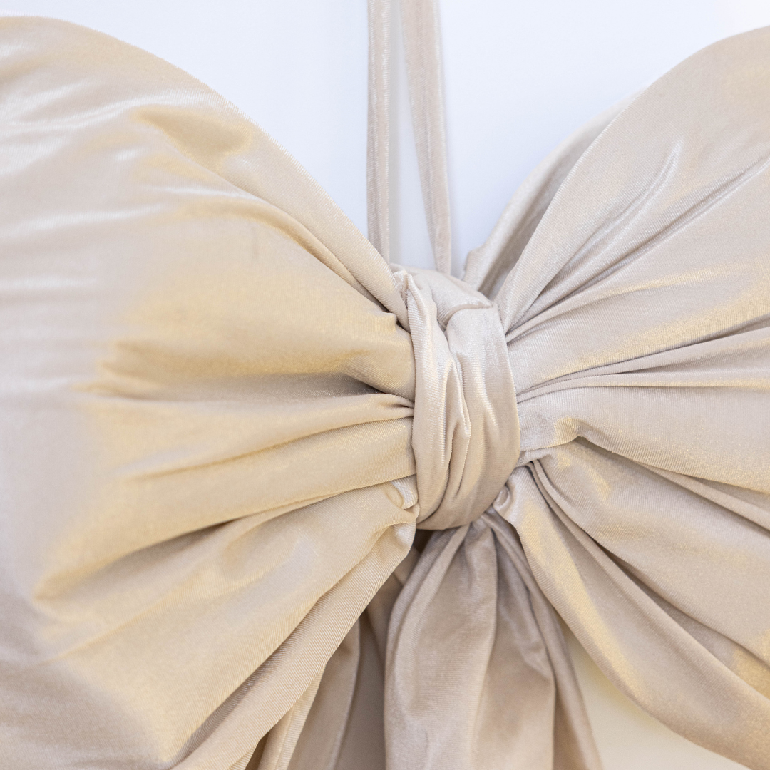 Oversized Cream Velvet Bow | By Luxe B Co.