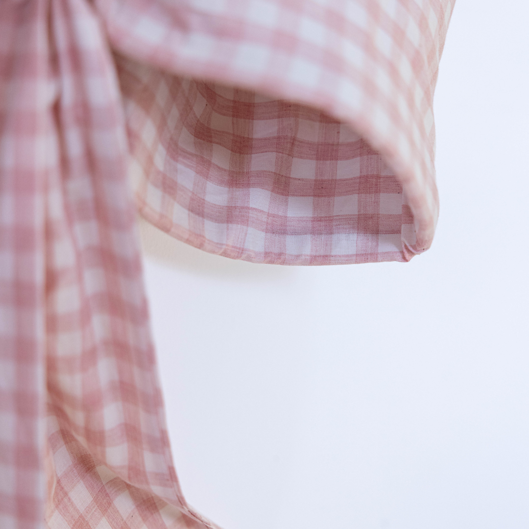 Oversized Pink Gingham Bow | By Luxe B Co.