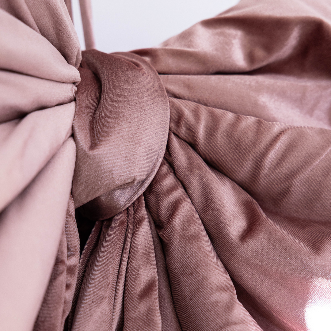 Oversized Pink Velvet Bow By Luxe B Co.