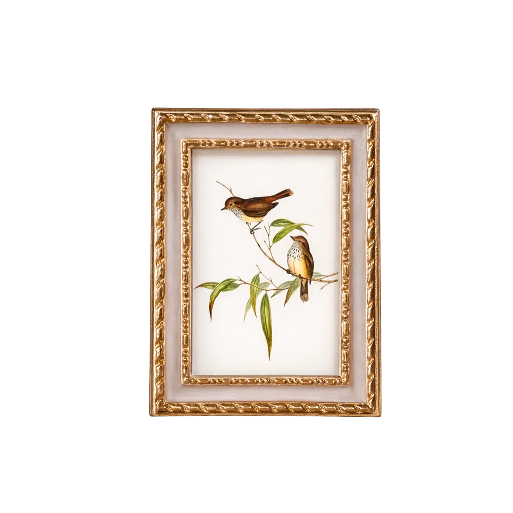 Pale Pink & Gold Rectangle Photo Frame | By Luxe B Co. 