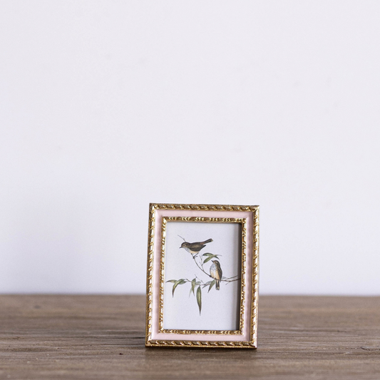 Pale Pink & Gold Rectangle Photo Frame | Luxe B Co.