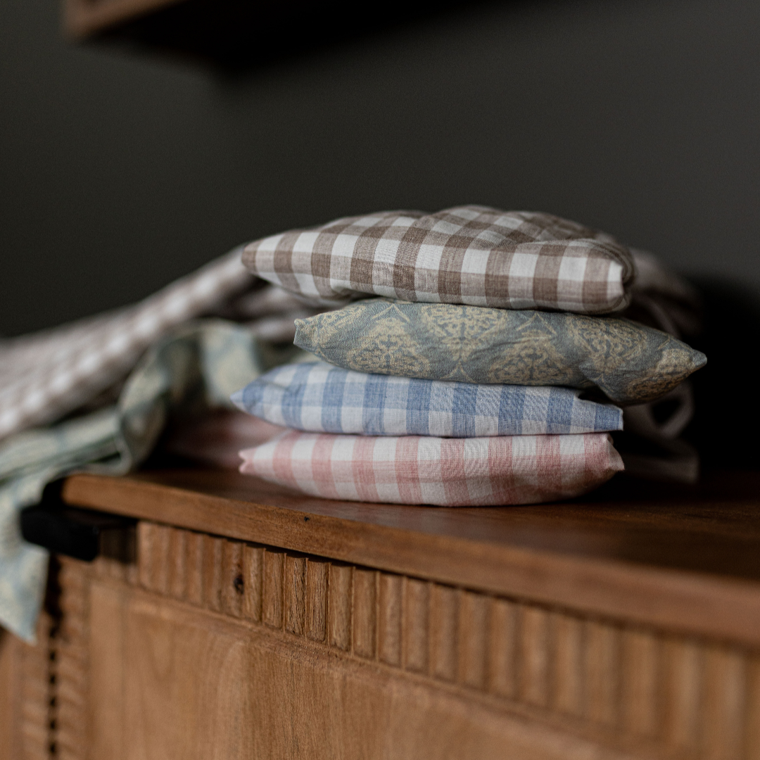 Pink Gingham Fabric Bows | By Luxe B Co.