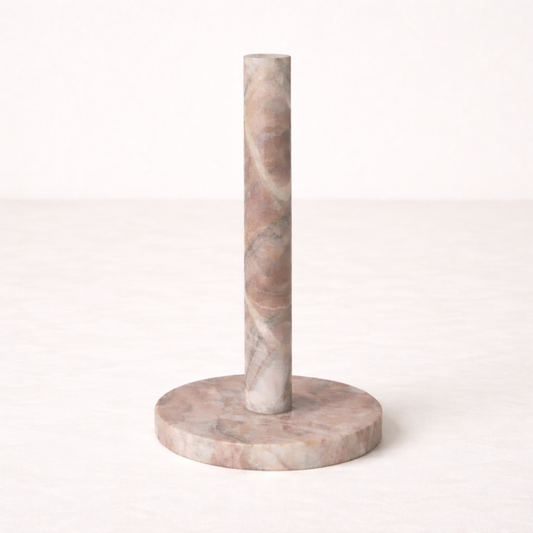 Pink Marble Paper Towel Holder | By Luxe B Co. 