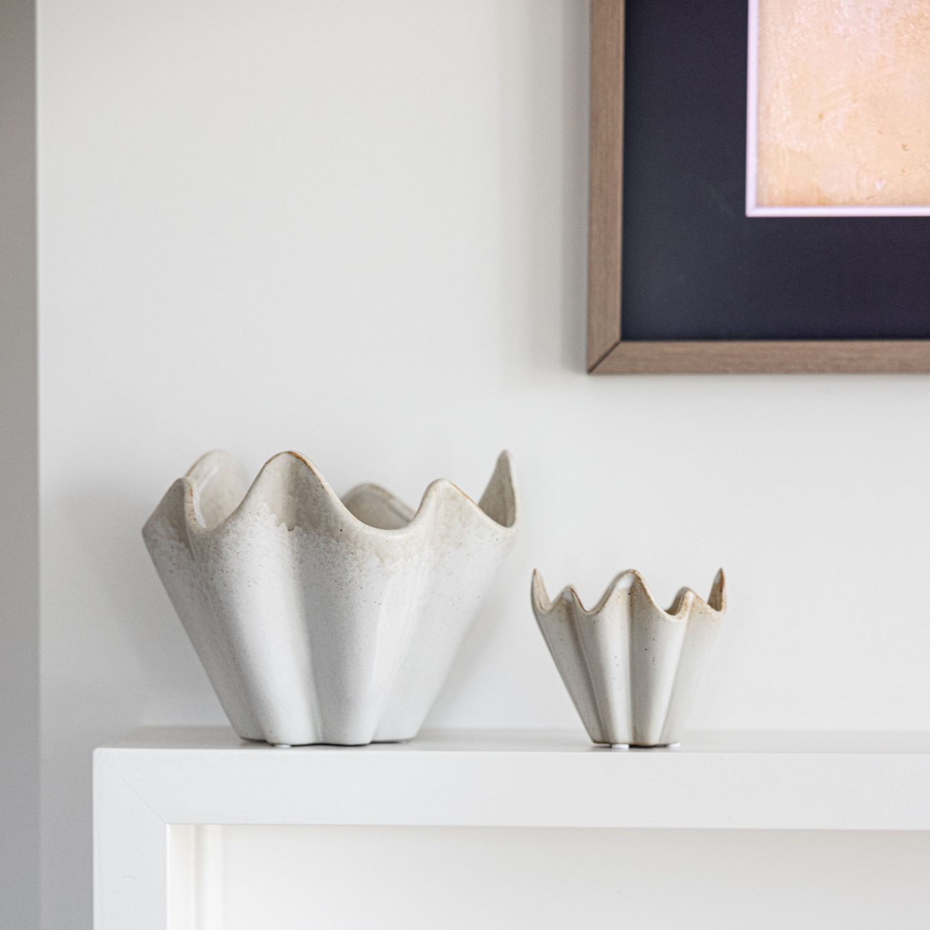 Pleated Stoneware Bowl | By Luxe B Co.