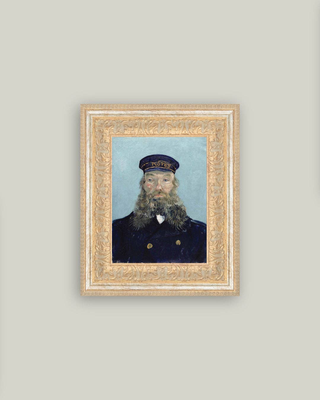 Portrait of a Postman Framed Antique Art - Luxe B Co