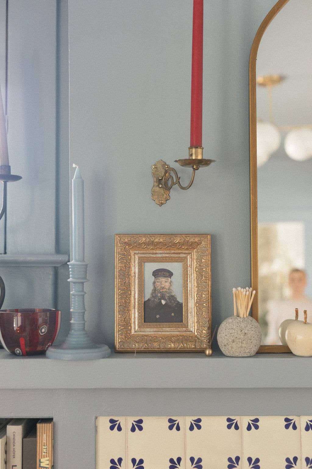 Portrait of a Postman Framed Antique Art - Luxe B Co