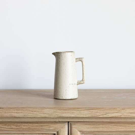 Reactive Beige Pitcher| By Luxe B Co.