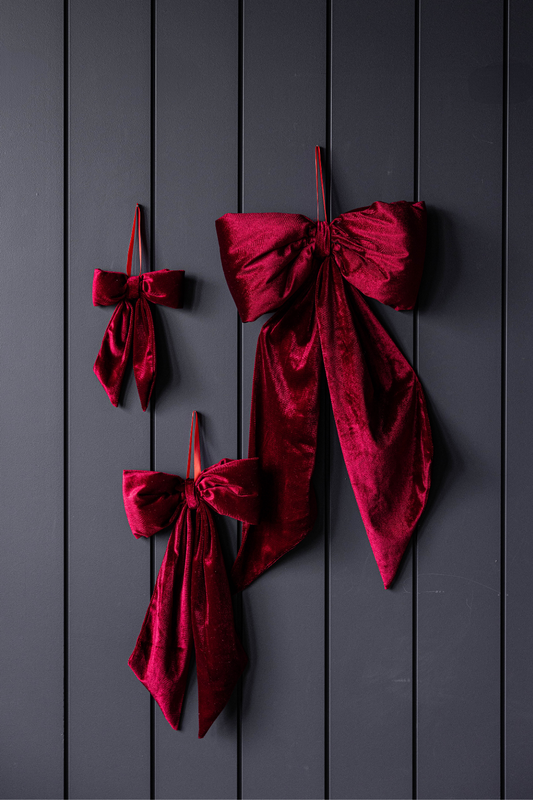 Red Velvet Bows | By Luxe B Co.