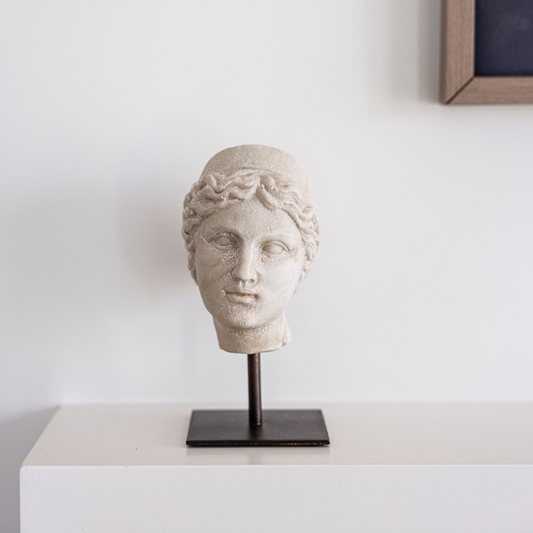 Roman Head Sculpture | By Luxe B Co.