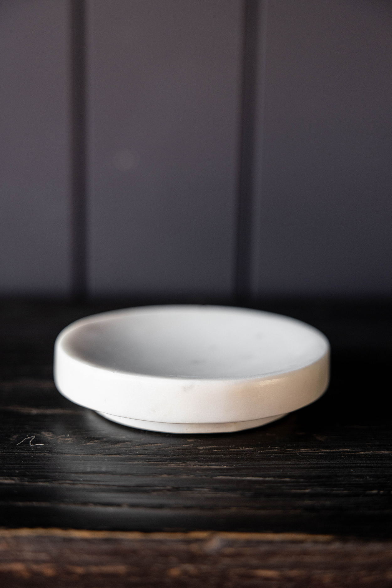 Round Stoneware Soap Dish | By Luxe B Co.