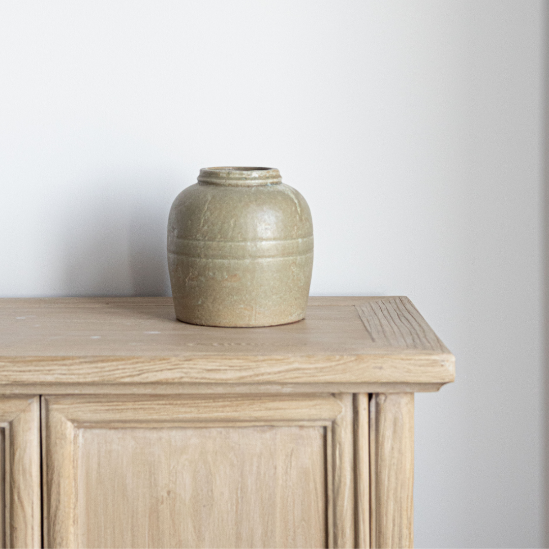 Rustic Green Vase | By Luxe B Co.