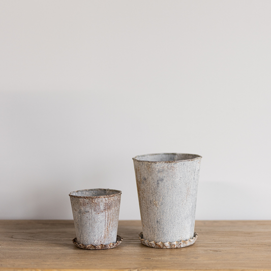 Rustic Tin Planters | By Luxe B Co.