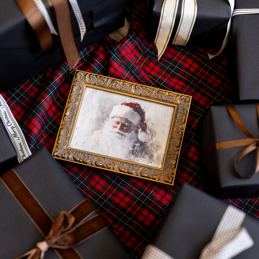 Saint Nicholas | Antique Inspired Brass Heirloom Framed Art