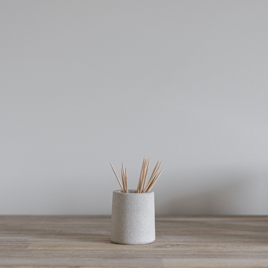Sandstone Toothpick Holder | By Luxe B Co.