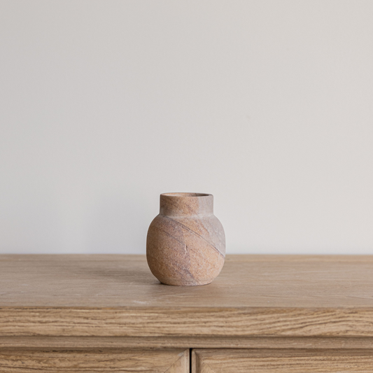 Sandstone Vase | By Luxe B Co 