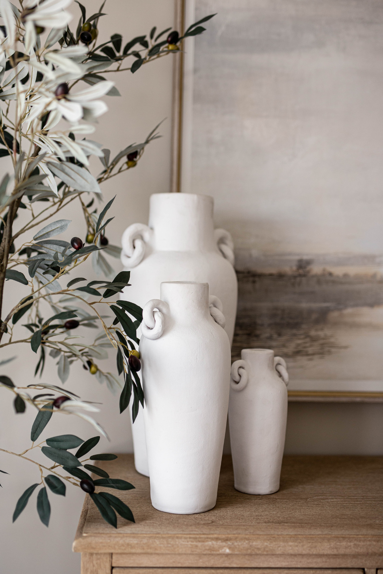 Santorini Urn Link Vase Small | By Luxe B Co. 