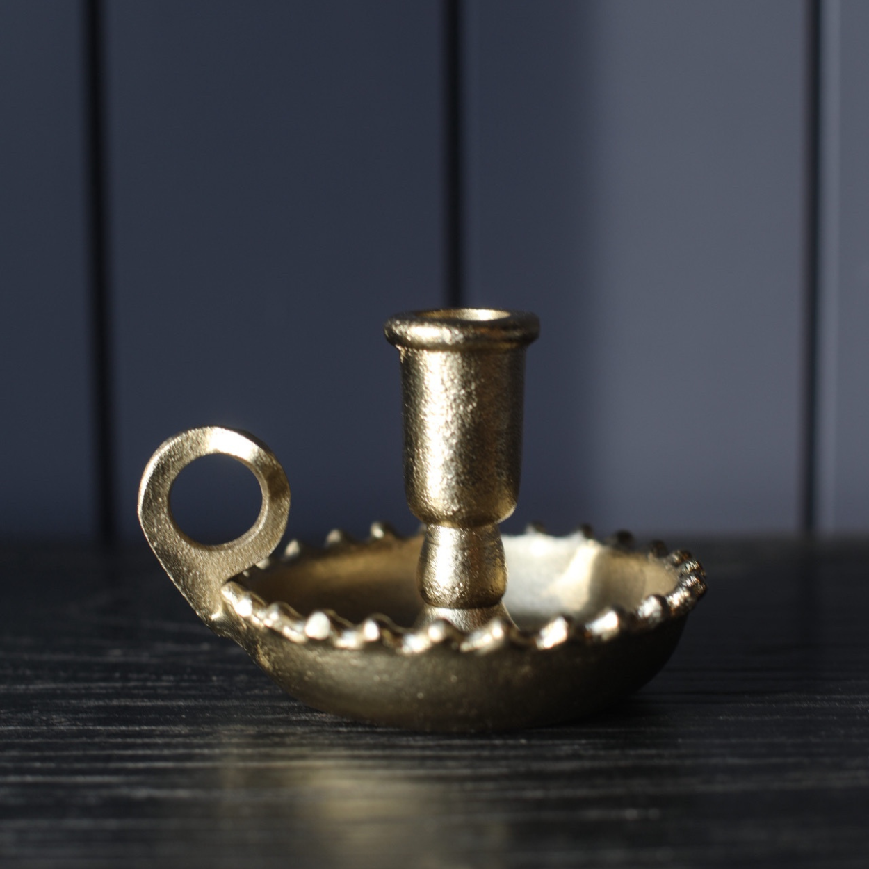 Scalloped Gold Candle Holder | By Luxe B Co