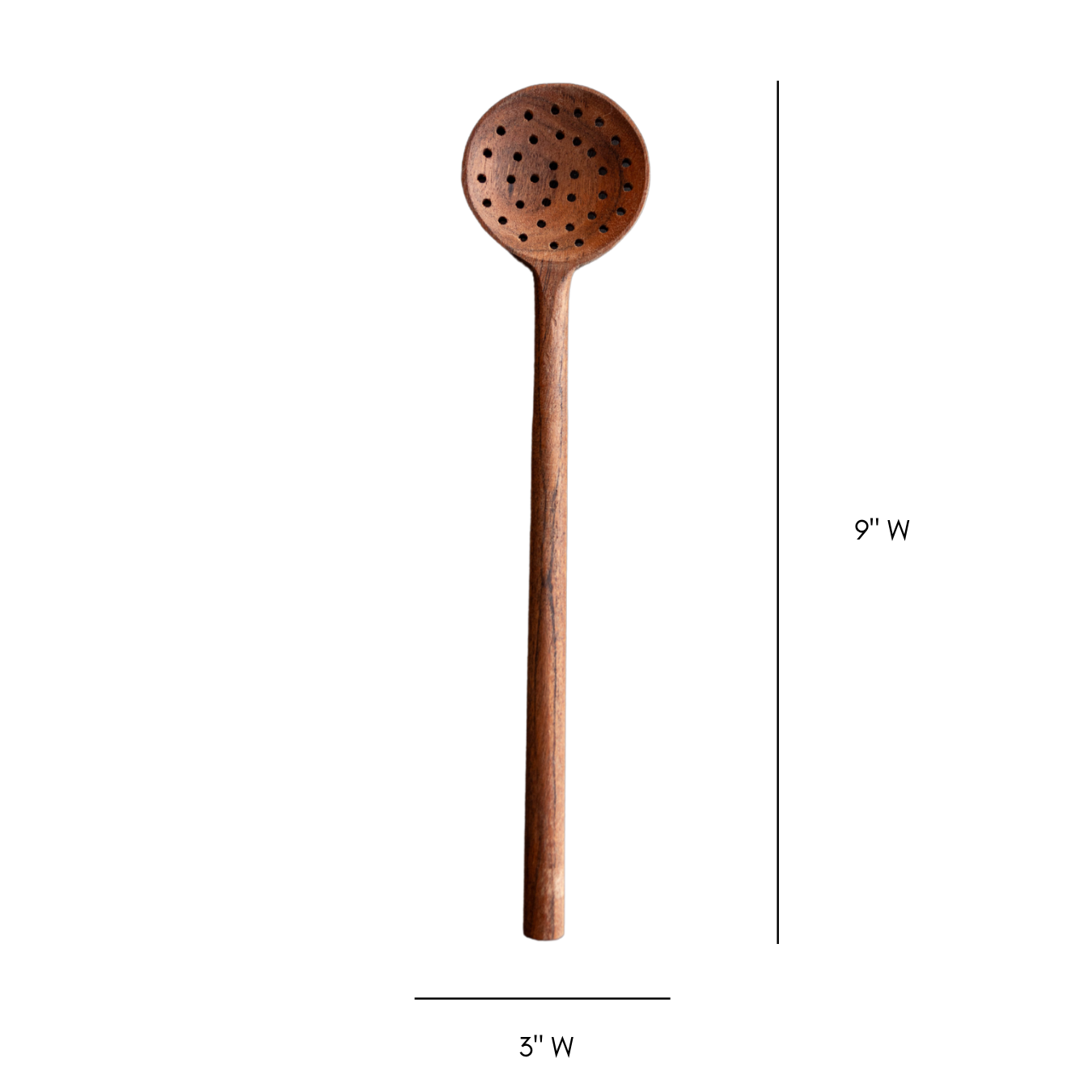 Slotted Mango Wood Kitchen Spoons | By Luxe B Co.