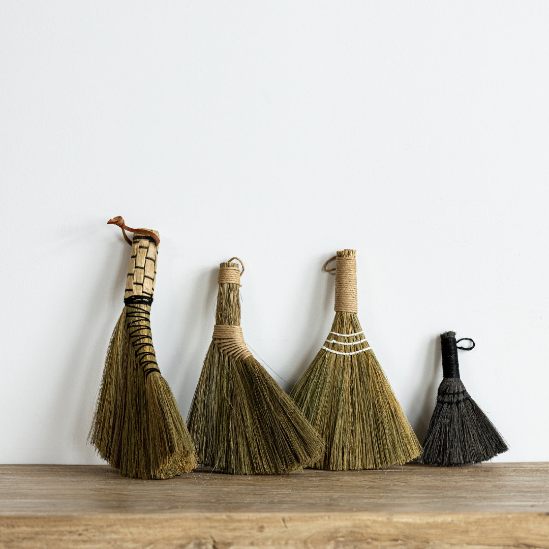 Soft Woven Handle Brooms | By Luxe B Co.