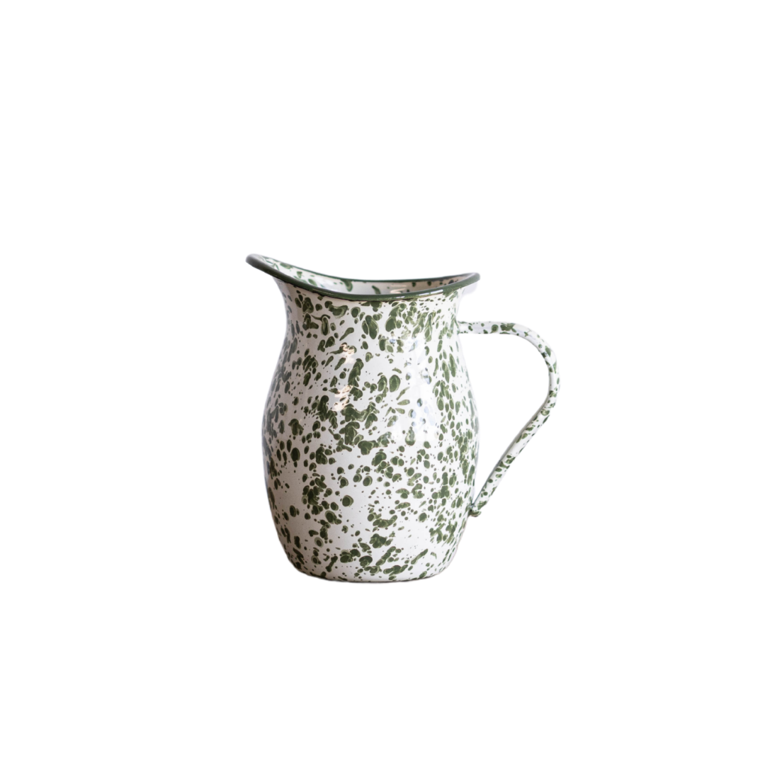 Speckled Green Ceramic Pitcher By Luxe B Co. 