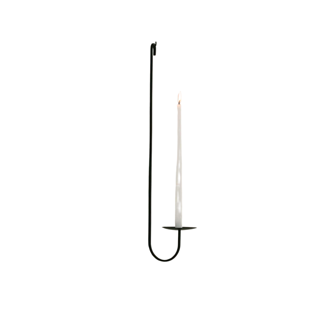 Black Iron Wall Sconce - Luxe B Co