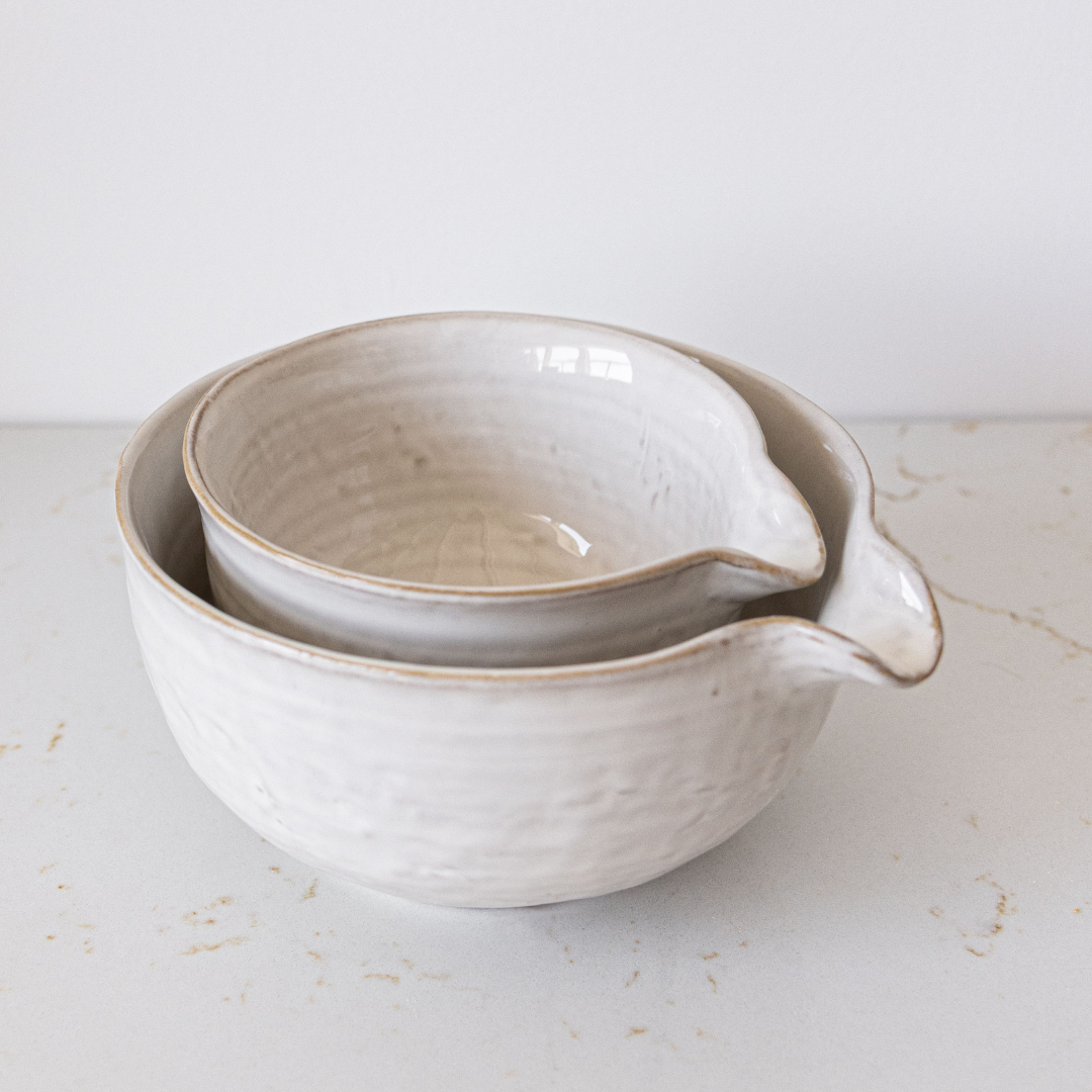 Stoneware Pour Bowls | By Luxe B Co.
