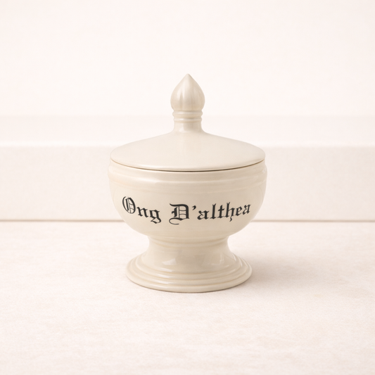 Stoneware Vintage Inspired Apothecary Canister | By Luxe B Co. 
