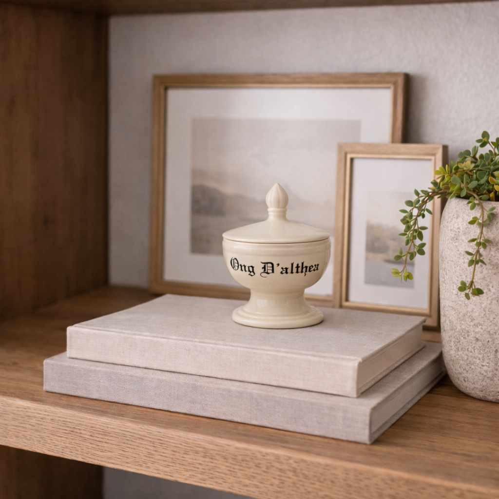 Stoneware Vintage Inspired Apothecary Canister | By Luxe B Co 