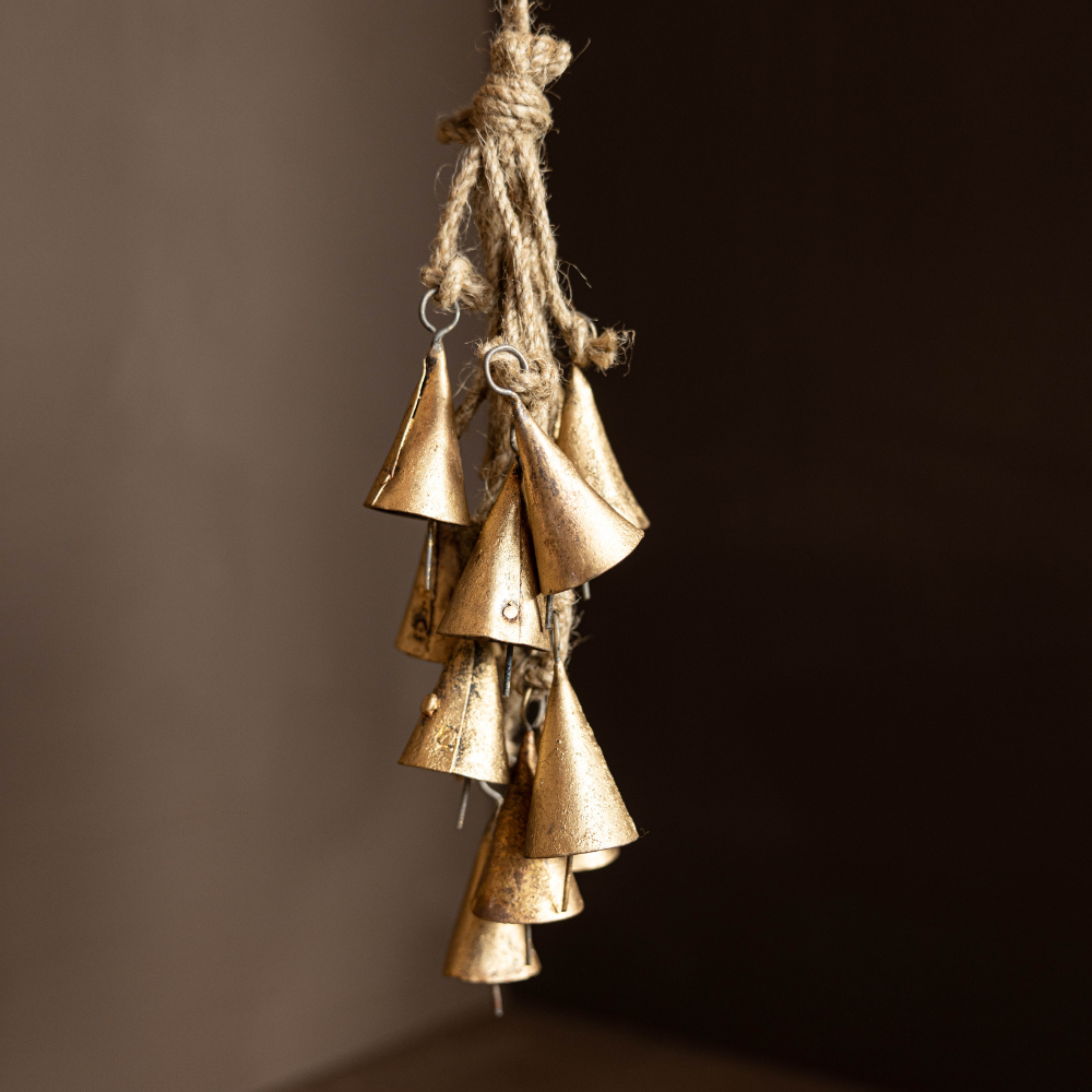 Tapered Brass Bell Cluster - Luxe B Co